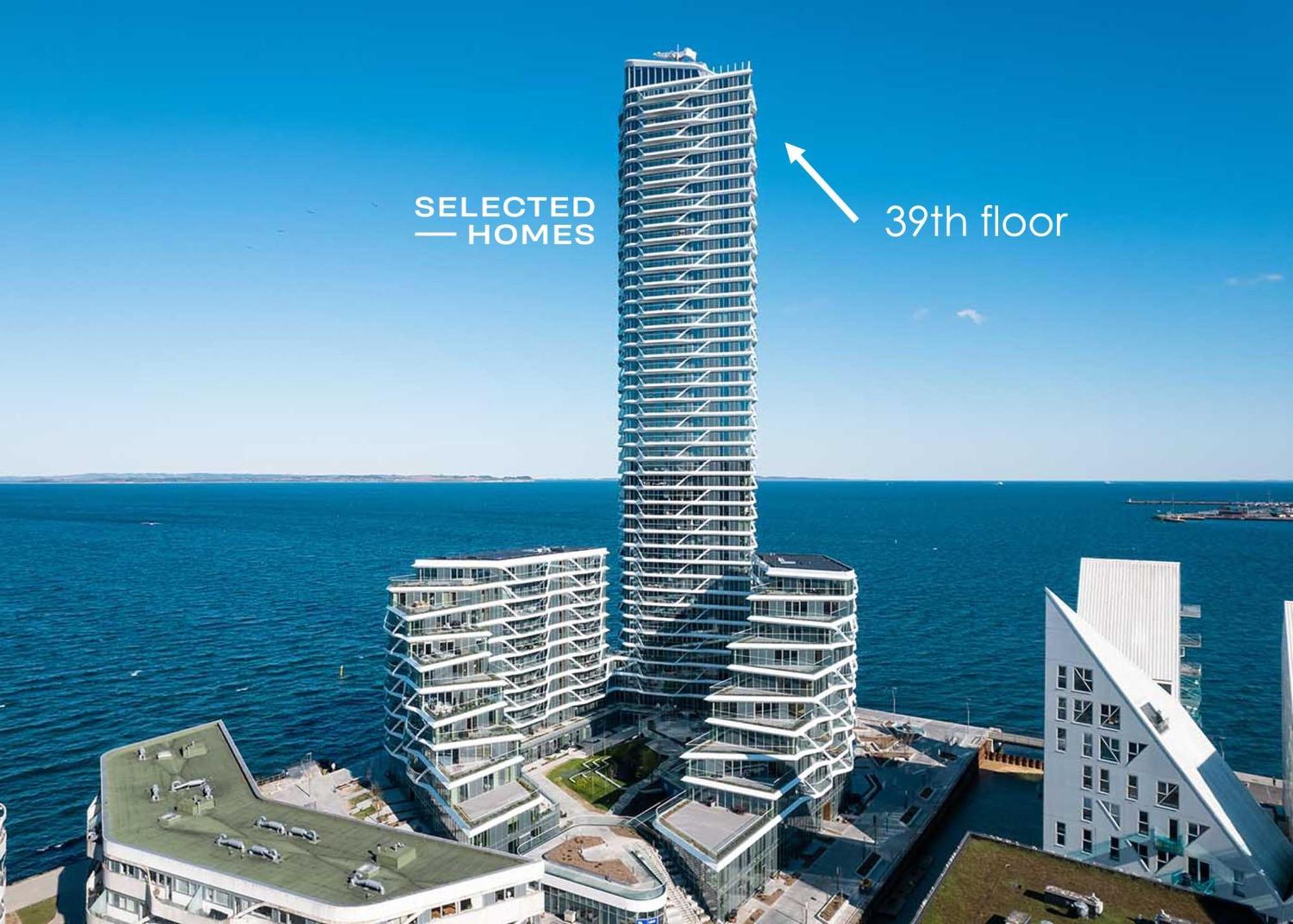 Apartamento Penthouse Paradise On 39Th Floor Århus Exterior foto